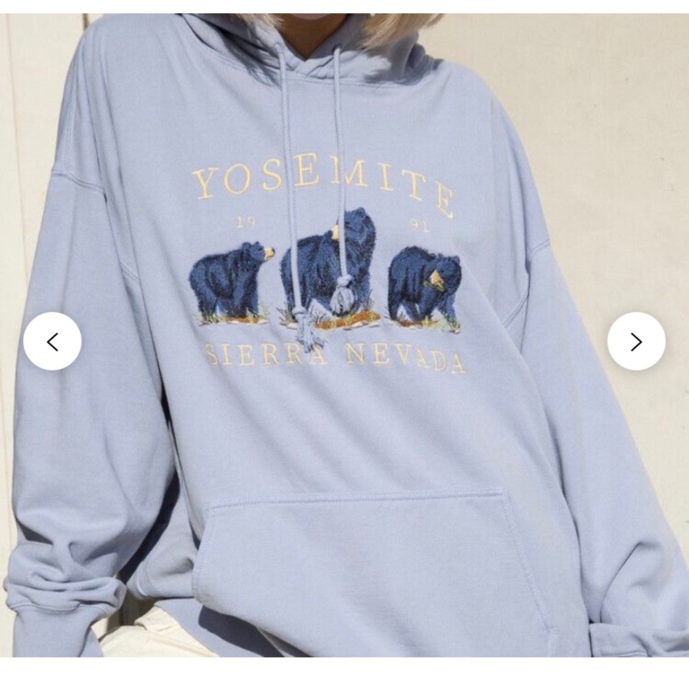 Brandy Melville Christy Yosemite 1991 Yosemite Sierra Nevada Hoodie